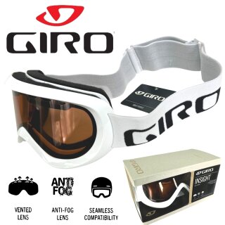 Giro Insight Skibrille / Snowboard belüftet Nebel Frauen / Jugend weiss