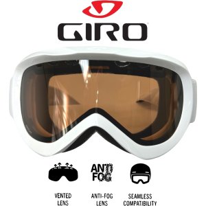 Giro Insight Skibrille / Snowboard belüftet Nebel Frauen / Jugend weiss