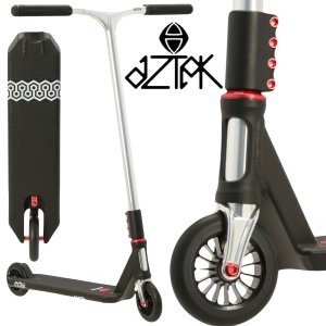Aztek Corsa Complete Stunt Scooter H=85cm Schwarz/Silber