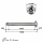 Fantic26 M8x73mm Titanschraube für Ethic Pandemonium V2 Hinterachse
