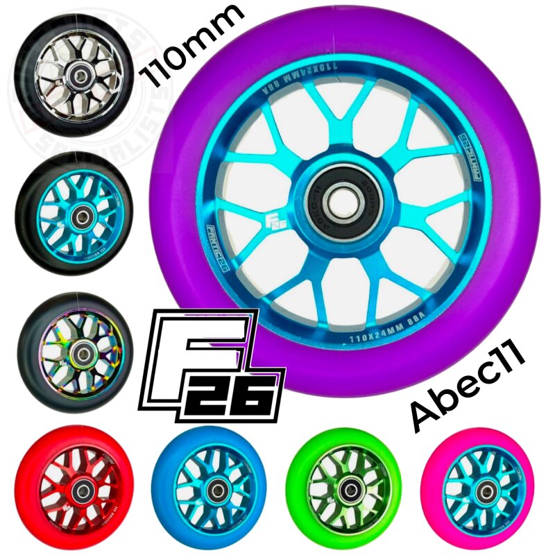 Fantic26 Spy7 Stunt-Scooter Rolle 110mm Abec11
