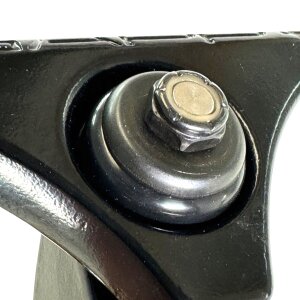2x Gapp+ Longboard Drop Achse 180mm 48° geschmiedet forged schwarz