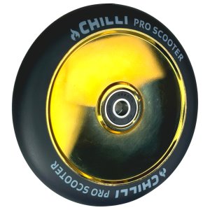 Chilli Pro Stunt-Scooter HollowCore Rolle 120mm Chrome Gold