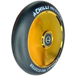 Chilli Pro Stunt-Scooter HollowCore Rolle 120mm Chrome Gold