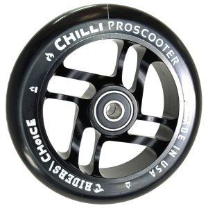 Chilli Pro Stunt-Scooter Riders Choice Rolle Made in USA 110mm Schwarz