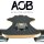 AOB Tribal Curves Longboard drop through twin tip bambus 38