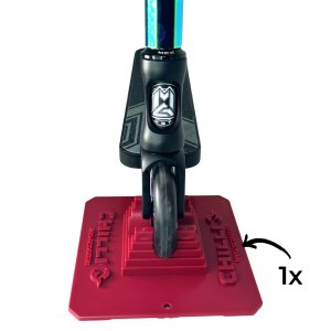 Chilli Pro Stunt-Scooter Ständer für 100 110 125mm Trick Tret Roller Rollen Rot