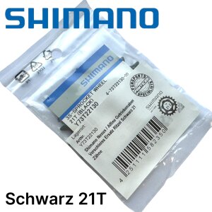 Shimano Nexus / Alfine Getriebenaben Verschleiss Ersatz Ritzel Schwarz 21 Zähne