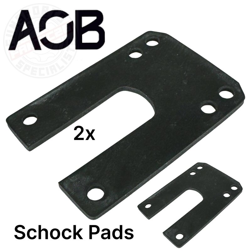 AOB Longboard / Cruiser / Skateboard Achsen Shock Pads Riser 2er Set