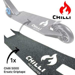 Chilli Pro 5000 Stunt-Scooter Griptape Ersatz zugeschnitten Schwarz