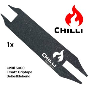 Chilli Pro 5000 Stunt-Scooter Griptape Ersatz zugeschnitten Schwarz