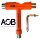 AOB Longboard Skate Rollschuhe Tool Multifunktions Werkzeug Orange