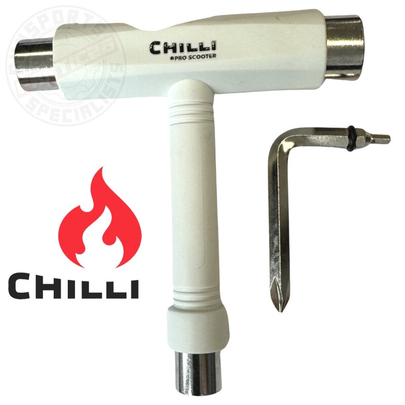 Chilli Pro Scooter Tool Multifunktions Achsen Konter Werkzeug weiss