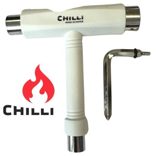 Chilli Pro Scooter Tool Multifunktions Achsen Konter Werkzeug weiss
