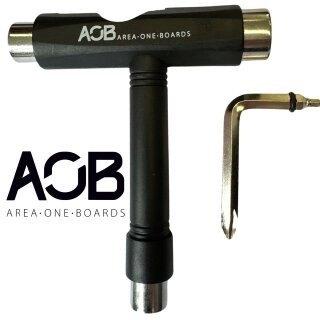 AOB Longboard Skate Rollschuhe Tool Multifunktions Werkzeug Schwarz