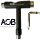 AOB Longboard Skate Rollschuhe Tool Multifunktions Werkzeug Schwarz