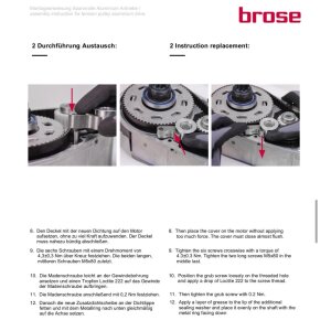 Brose Ebike Motor Ersatz Riemen Spannrolle Tension Pulley C, T, TF, S und MAG G63624-100