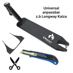 Chilli Pro C50 Stunt-Scooter Griptape Ersatz zugeschnitten Schwarz