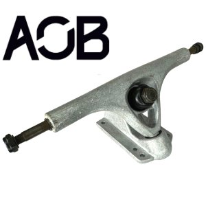AOB Longboard Drop Achse 180mm 48° Stone Grind Silber