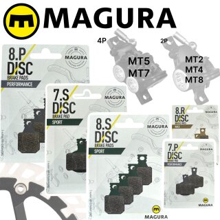 Magura MT 2 4 5 7 Trail Original Fahrrad MTB EBike Hydraulische Scheibenbremsen Disc Ersatz Bremsbeläge