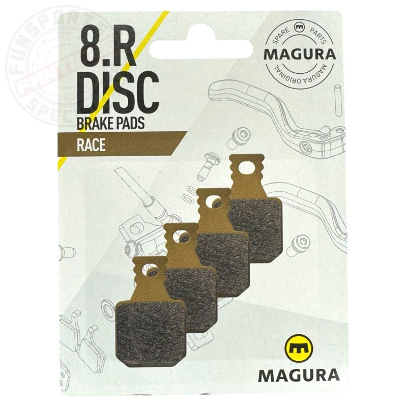 Magura MT 8.R Race Gold Fahrrad MTB EBike Hydraulische Scheibenbremsen Disc Ersatz Bremsbeläge
