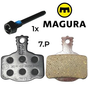 Magura MT 7.P Performance Grau Fahrrad MTB EBike Hydraulische Scheibenbremsen Disc Ersatz Bremsbeläge