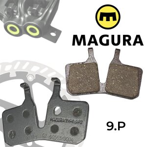 Magura MT 9.P Performance Grau Fahrrad MTB EBike Hydraulische Scheibenbremsen Disc Ersatz Bremsbeläge