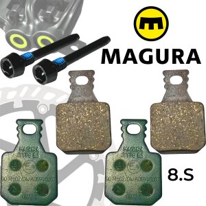 Magura MT 8.S Sport Grün Fahrrad MTB EBike Hydraulische Scheibenbremsen Disc Ersatz Bremsbeläge