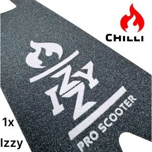 Chilli Pro Izzy mini Stunt-Scooter Griptape Ersatz zugeschnitten Schwarz