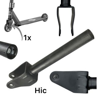 Bad Frog Gen 1 Stunt-Scooters Stahl Ersatz HIC Gabel Schwarz