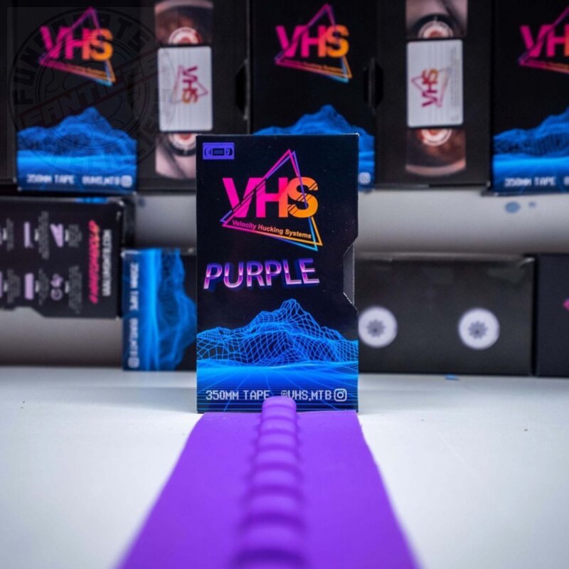 VHS 2.0 Slapper Tape Fahrrad Kettenstrebenschutz Selbstklebend Purple