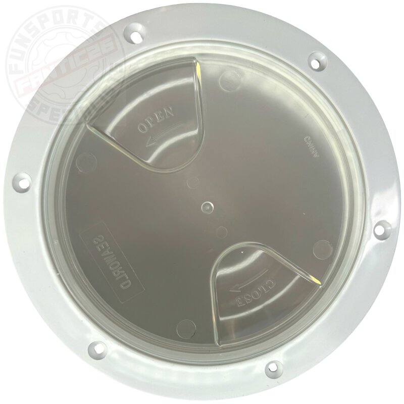 Osculati Inspektionsluke Revisionsklappe Rund Marine Boot Schiff Caravan 102mm Transparent