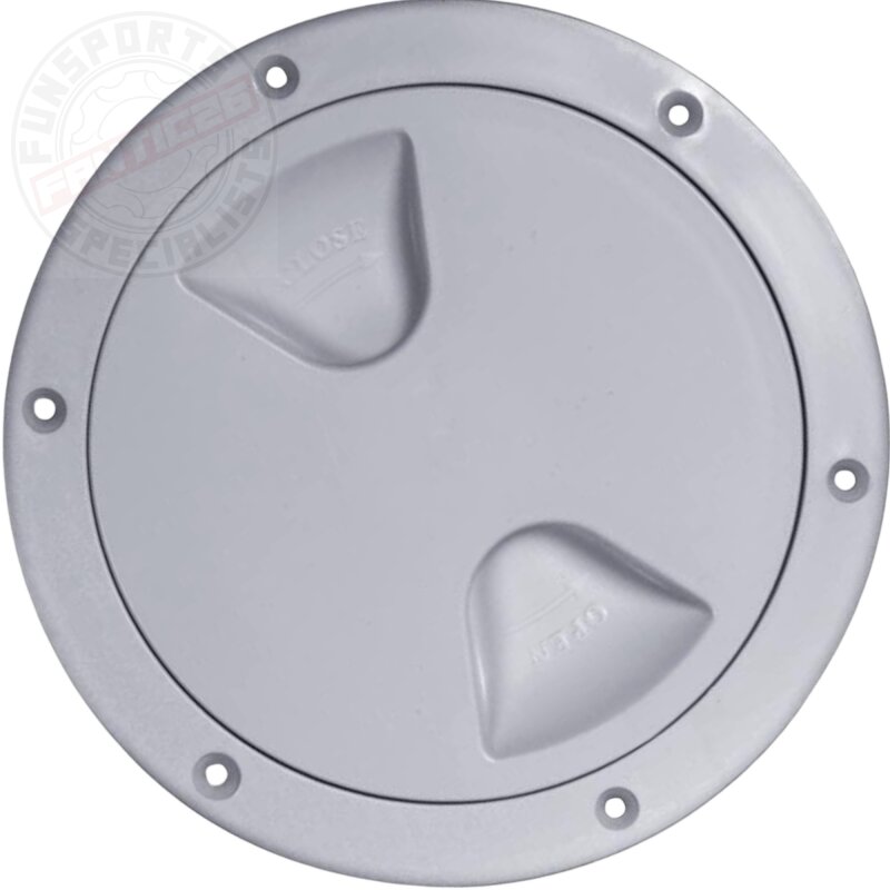 Osculati Inspektionsluke Revisionsklappe Rund Marine Boot 125mm grau