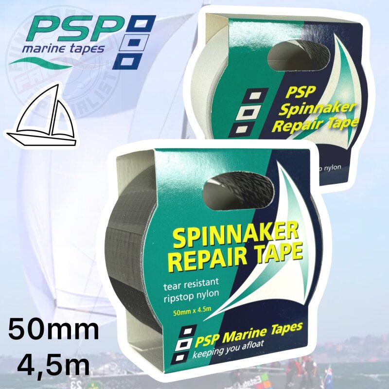PSP Segelboot Marine Ripstop Spinnaker Tape Segel Reparatur Klebeband 50mm x 4,5m