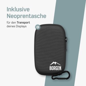 Borgen E-Bike Displayschutz geeignet für Shimano SC-E-6100 Display