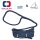 Osculati Festmacherleine mit Auge 12mm x 7m Navyblau