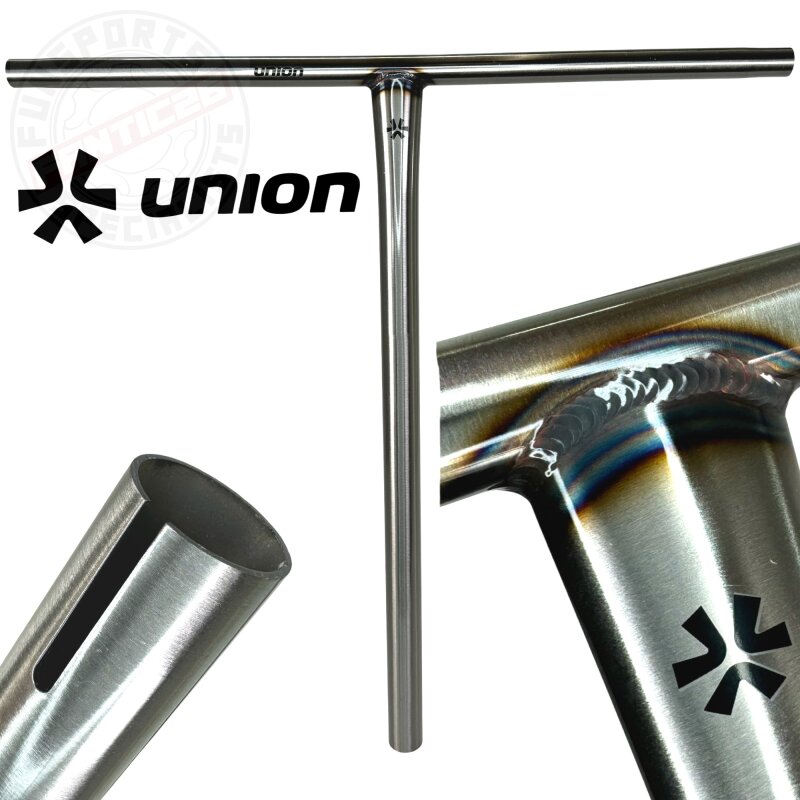 Union Uniq T Bar Stunt-Scooter Lenker Oversized HIC Silber 65cm