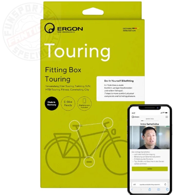 Ergon Fitting Box Touring Trekking SUV Ergonomie Einstellung