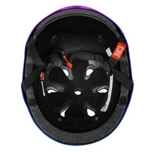 Core Street Stunt-Scooter Skate Dirt Helm Logo weiss Neochrome
