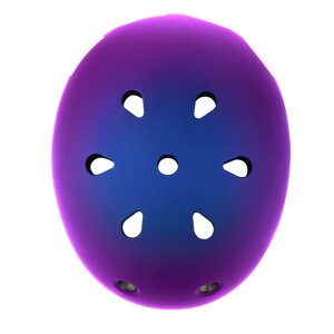 Core Street Stunt-Scooter Skate Dirt Helm Logo weiss Neochrome