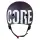 Core Street Stunt-Scooter Skate Dirt Helm Logo weiss Neochrome L/XL (59-61cm)