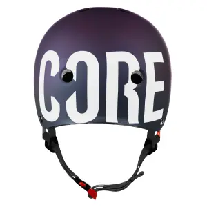 Core Street Stunt-Scooter Skate Dirt Helm Logo weiss Neochrome S/M (55-58cm)