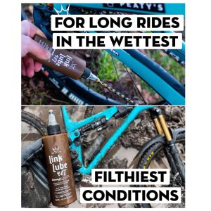 Peaty´s Link Lube Fahrrad Kettenöl Wet Lube 120ml Fahrrad Schlecht Wetter Öl Pflege Kette
