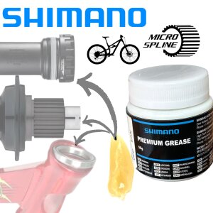 Shimano Premium Fahrrad Microspline Naben Kugellager...