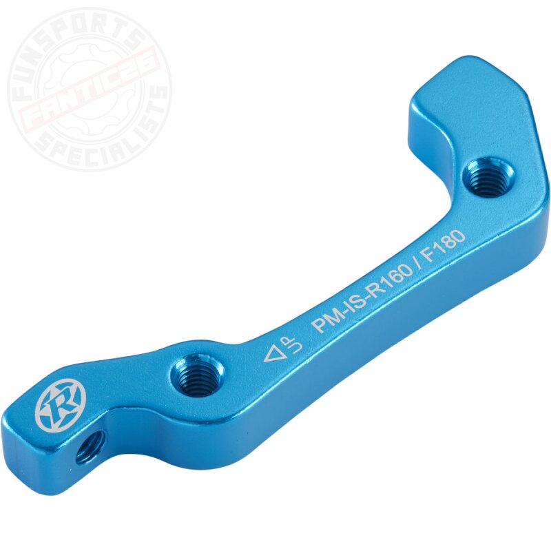 Reverse Bremsscheiben Adapter IS-PM HR Ø160mm / VR Ø180mm Hell Blau