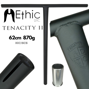 Ethic DTC Tenacity V2 Stunt Scooter Bar HIC/SCS Schwarz Matt 62cm