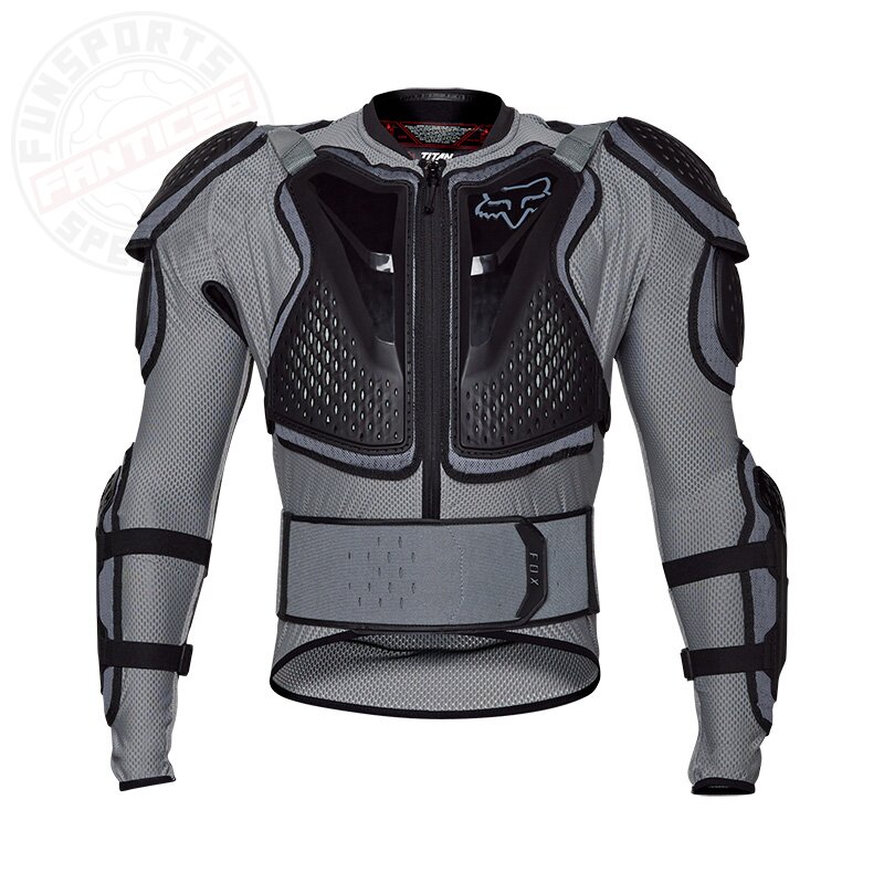 Fox Titan Sport Protektoren Jacke Brustpanzer Grau XL