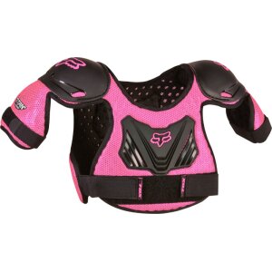 Fox PeeWee Titan Roost Kinder Brustpanzer Schwarz/Pink