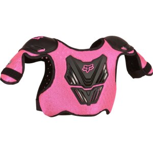 Fox PeeWee Titan Roost Kinder Brustpanzer Schwarz/Pink