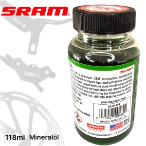 Service Kit inkl.120ml Sram Maxima Mineralöl für DB4,DB8 ,Maven,Motive Scheibenbremsen
